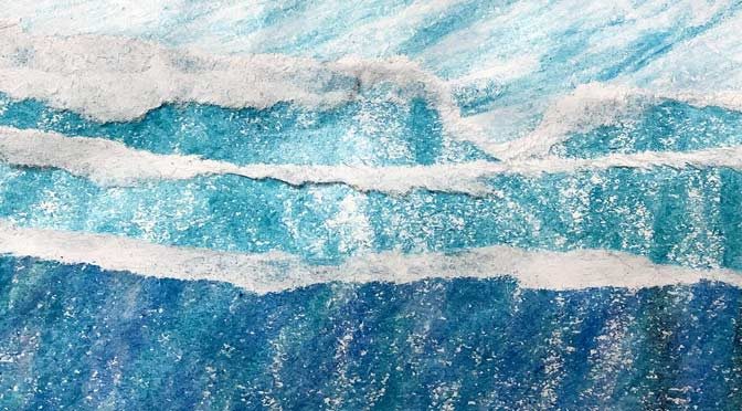 Bay Waves. Drawing – Free Live Zoom Art Workshop. Tuesday, August 30 at 11:00 AM
