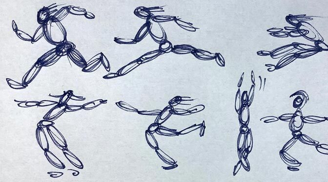 Drawing People in Motion. FREE LIVE ZOOM ART WORKSHOP. WEDNESDAY, JULY 6TH AT 3:00PM.