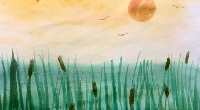 Marshes. Painting—Free Live Zoom Art Workshop. Tuesday, August 9 at 11:00 AM
