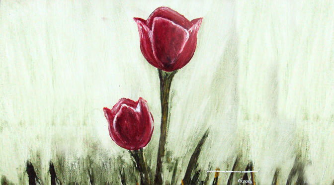 Gardens Series. Thousands of Tulips in Central Park, NYC. Wednesday, 2/22/2023 at 5:30 PM. Live Zoom Art workshop.